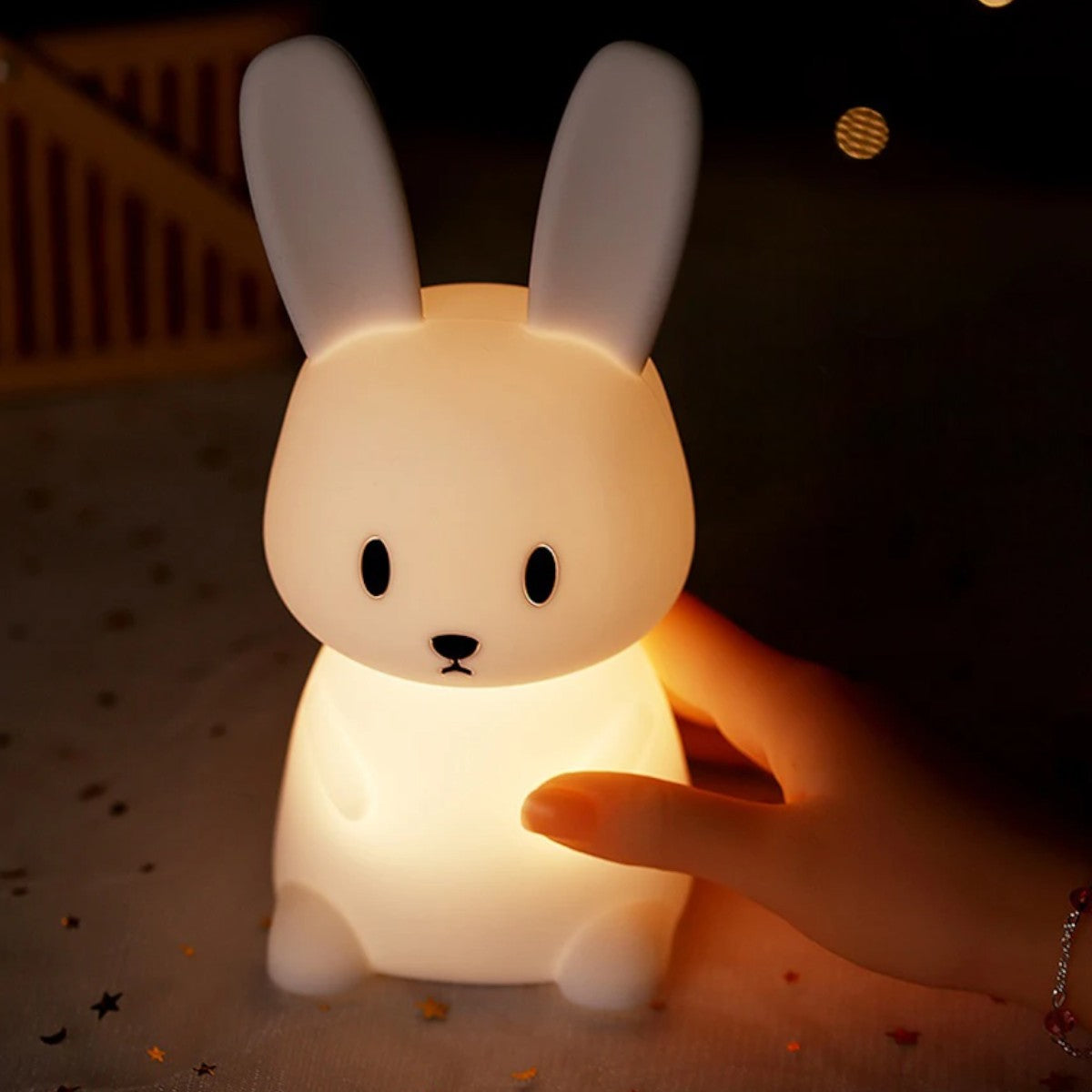 Lumin-Ears HopLight - The Colorful Bunny Night Lamp-the lalezar