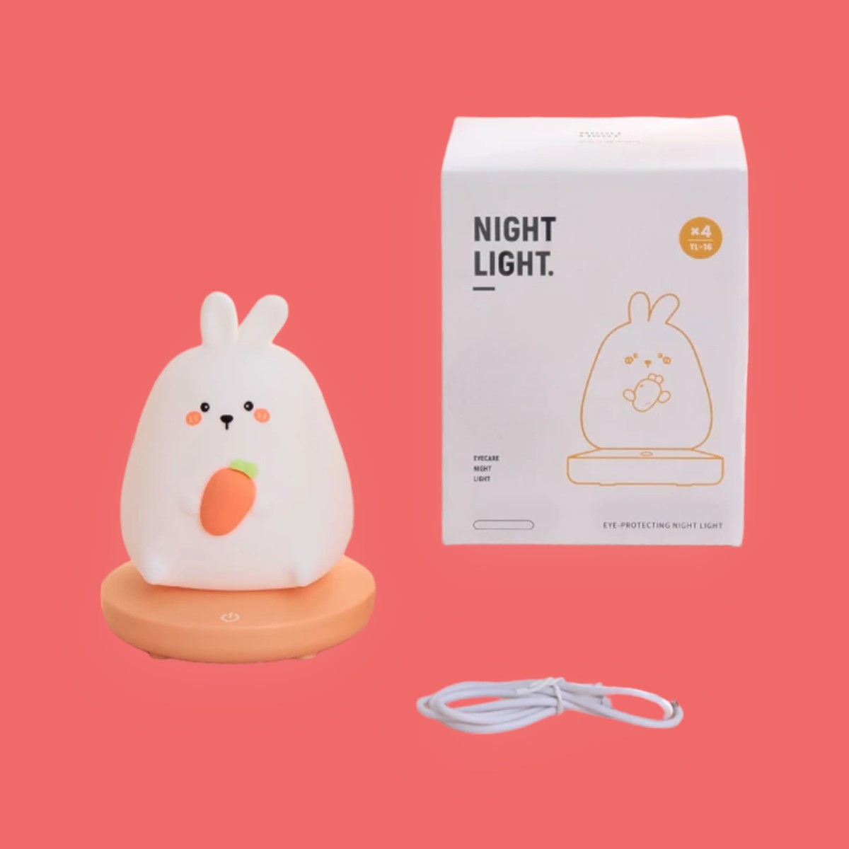 Bunny Brite Lumi-Cuddle - The Soft Glow Night Companion-the lalezar