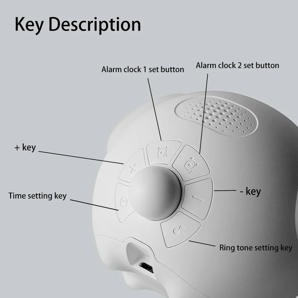 Expressive Emoji Alarm Clock – Wake Up to Smiles & Smarts!-the lalezar