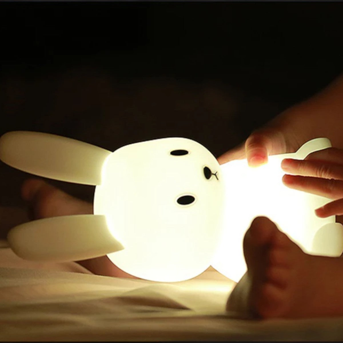 Lumin-Ears HopLight - The Colorful Bunny Night Lamp-the lalezar