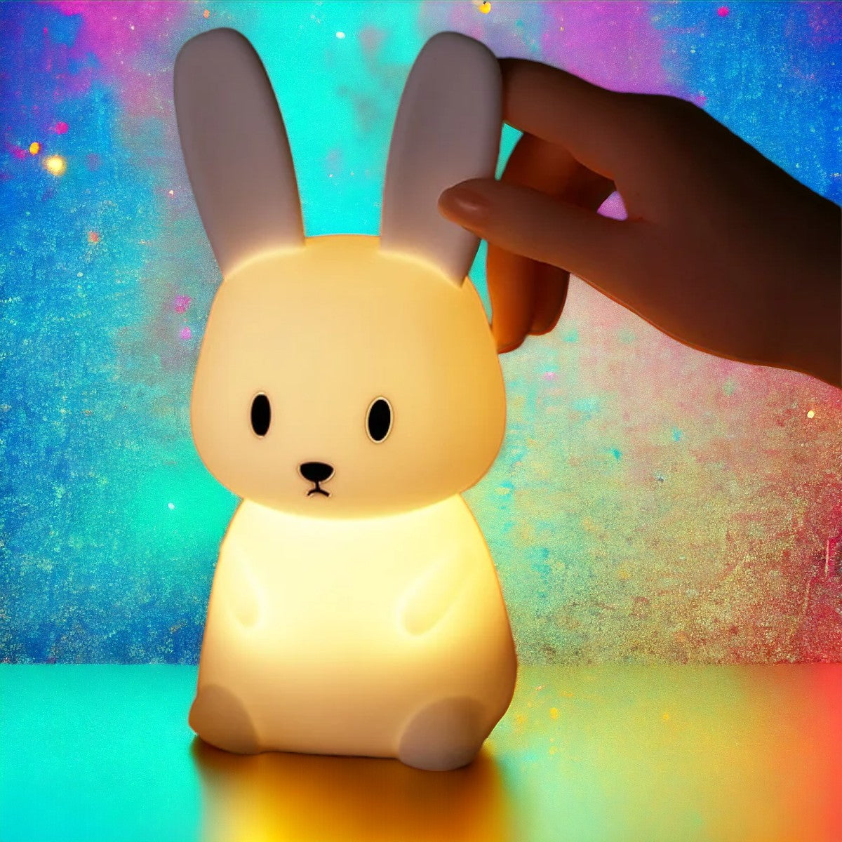 Lumin-Ears HopLight - The Colorful Bunny Night Lamp-the lalezar