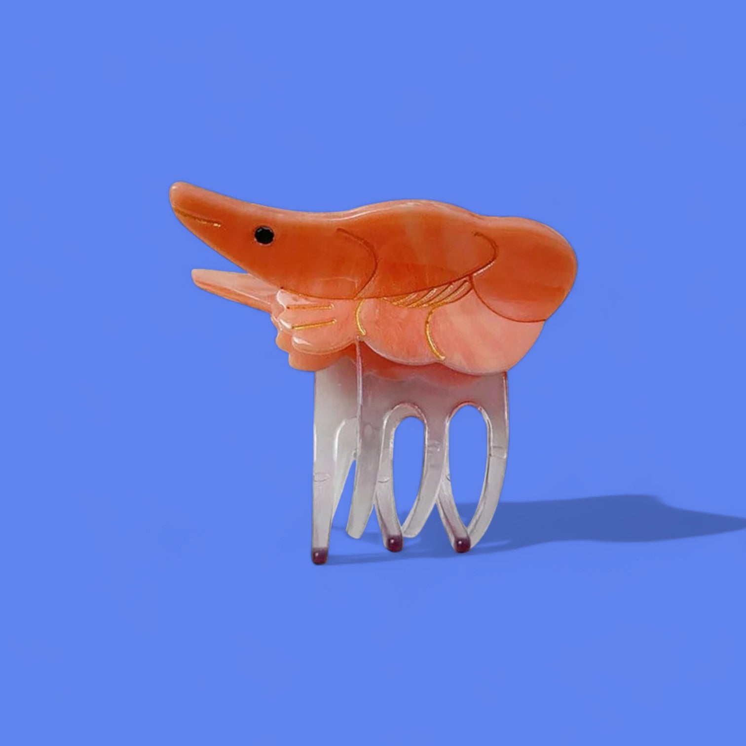 Coral Whisker Shrimp Hair Clip-the lalezar