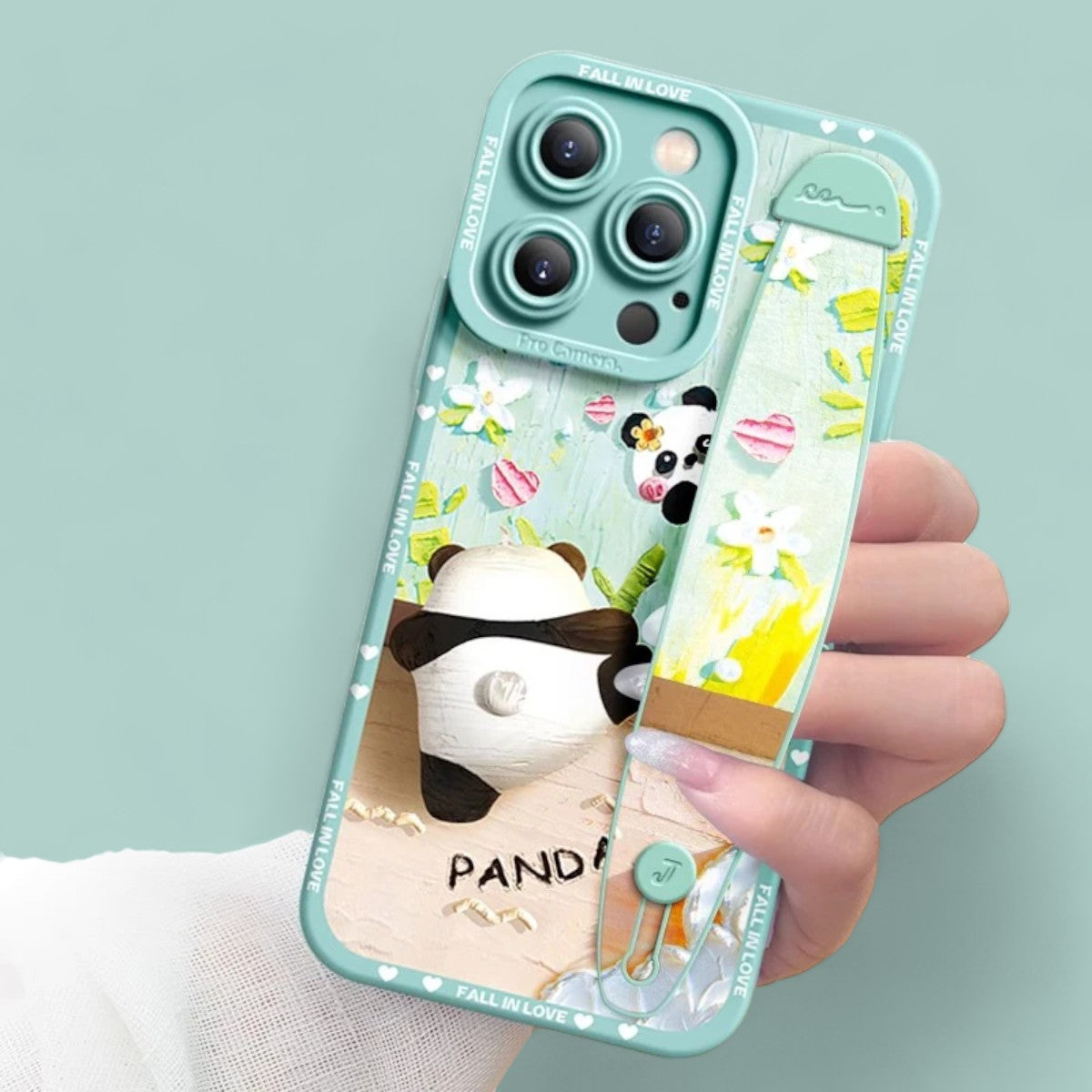 Panda Paradise Grip & Stand Case - II-the lalezar