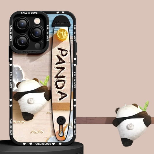 Panda Paradise Grip & Stand Case - I-the lalezar