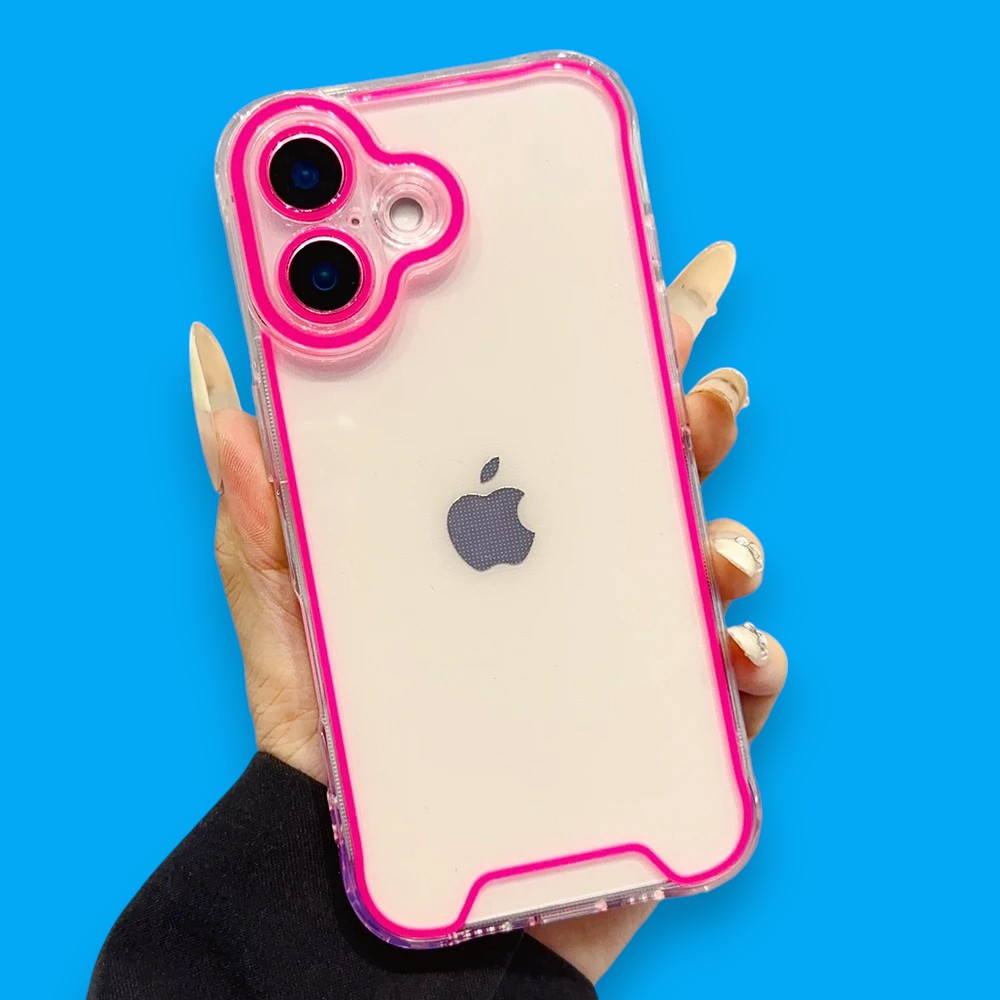 GlowGuard Neon Shockproof iPhone Case – Glow-in-the-Dark, Camera Shield & Anti-Scratch Armor-the lalezar