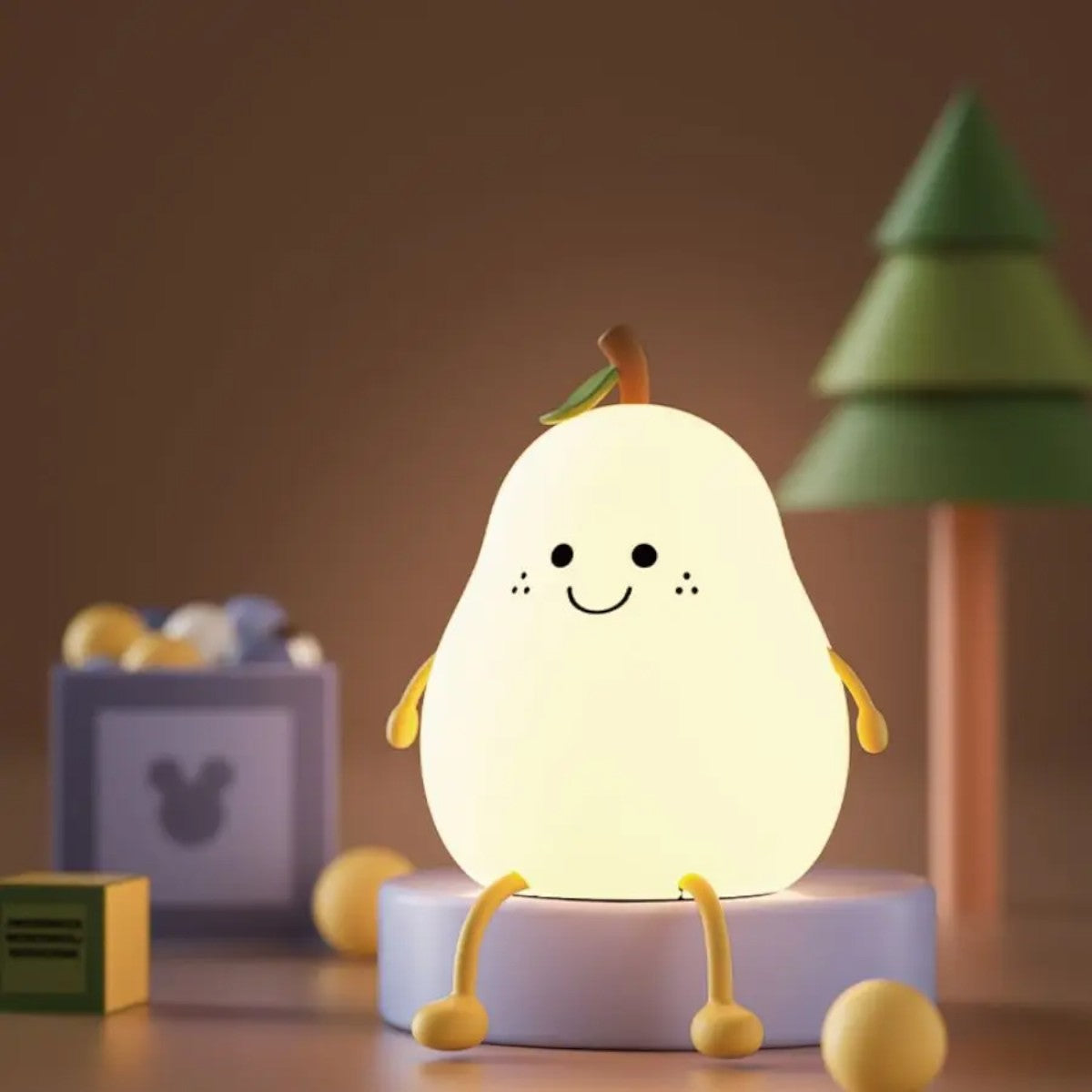 PerryGlow BrightPear - The Radiant Color-Changing Pear Night Light-the lalezar