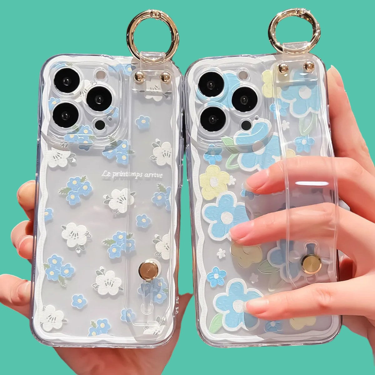 Blossom View Grip & Stand Phone Cases-the lalezar