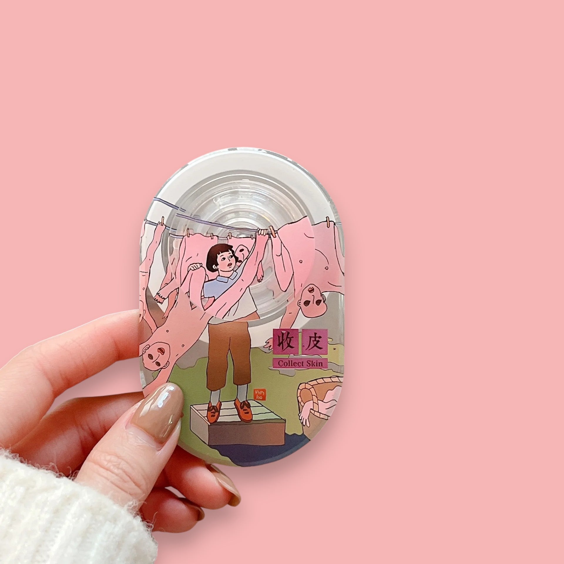 AnimeMag Pop Socket – Magnetic Phone Grip & Stand for MagSafe iPhones (Collect Skin Edition)-the lalezar