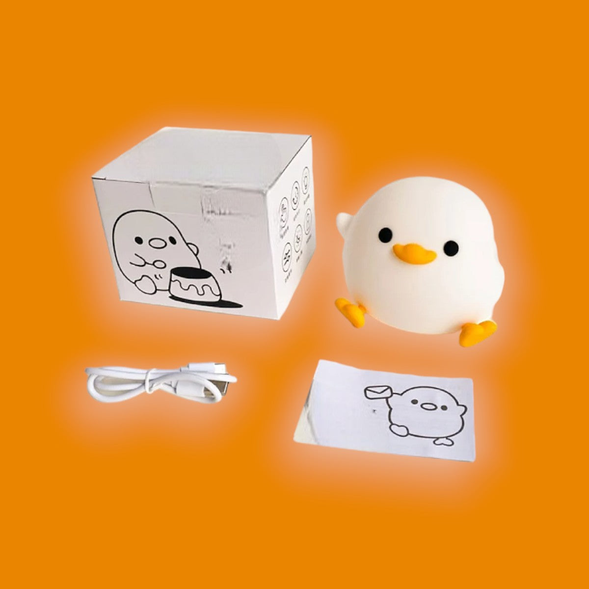 Lumina Quackles - The Cuddly Duck Night Lamp with Smart Timer-the lalezar