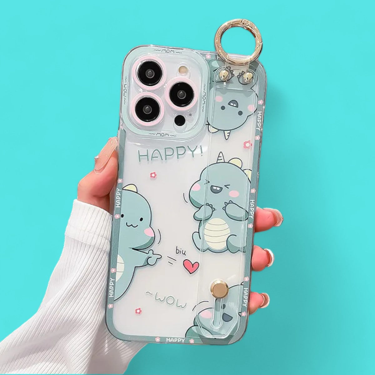 Dino Darling Grip & Stand Phone Cases-the lalezar