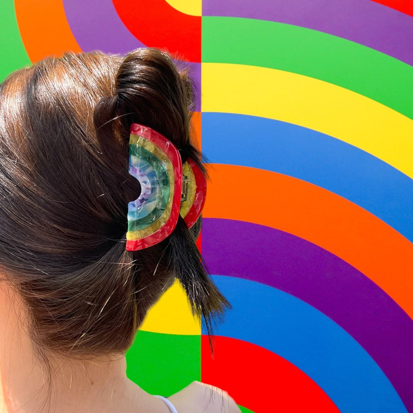 Radiant Rainbow Hair Accessories-the lalezar