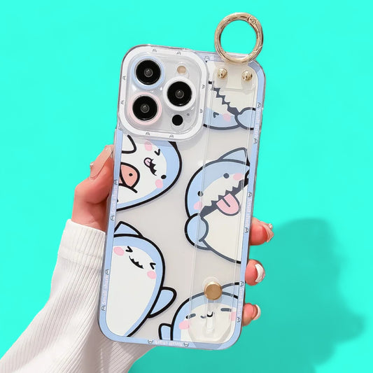 Charming Baby Sharks Grip & Stand Phone Cases-the lalezar