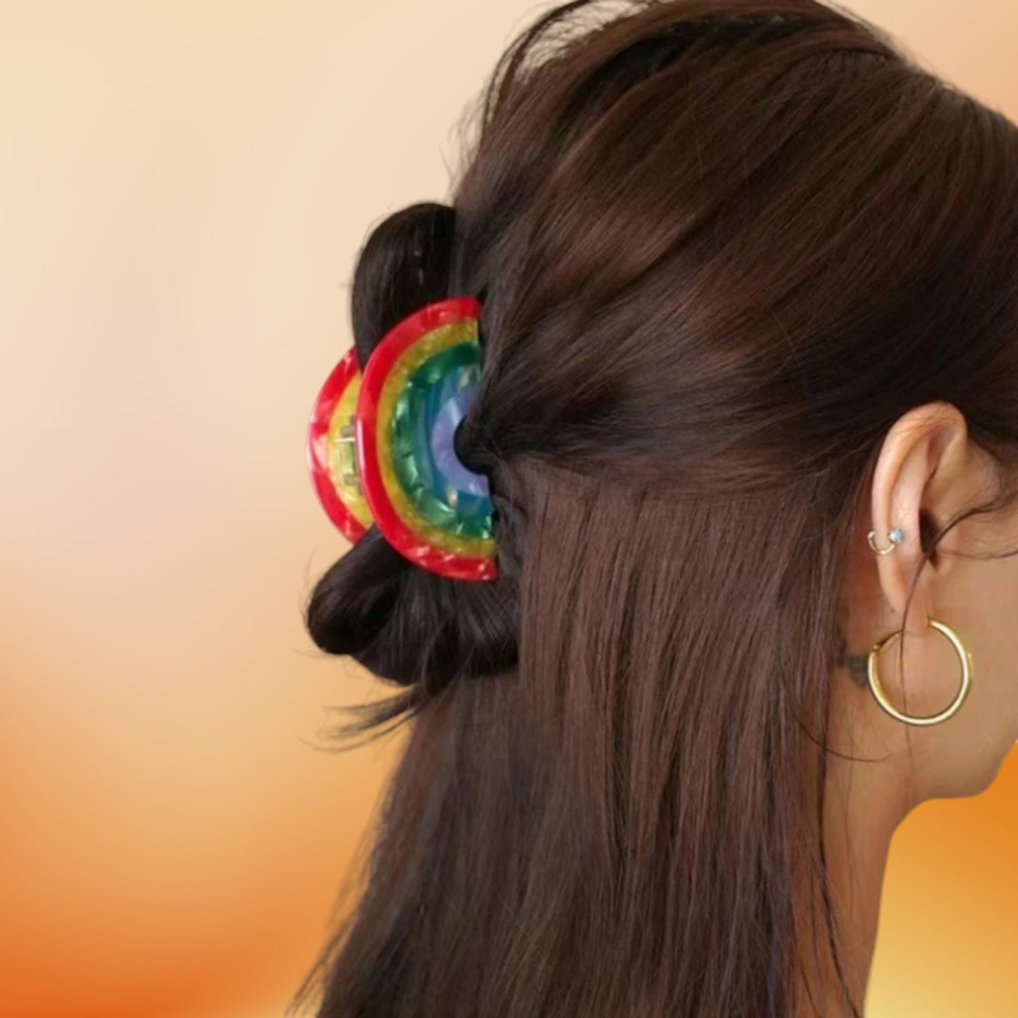 Radiant Rainbow Hair Accessories-the lalezar