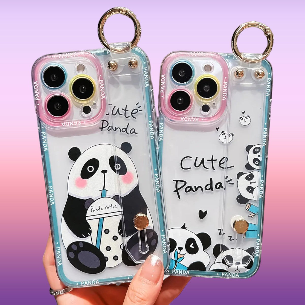 Panda Pop Grip & Stand Phone Cases-the lalezar