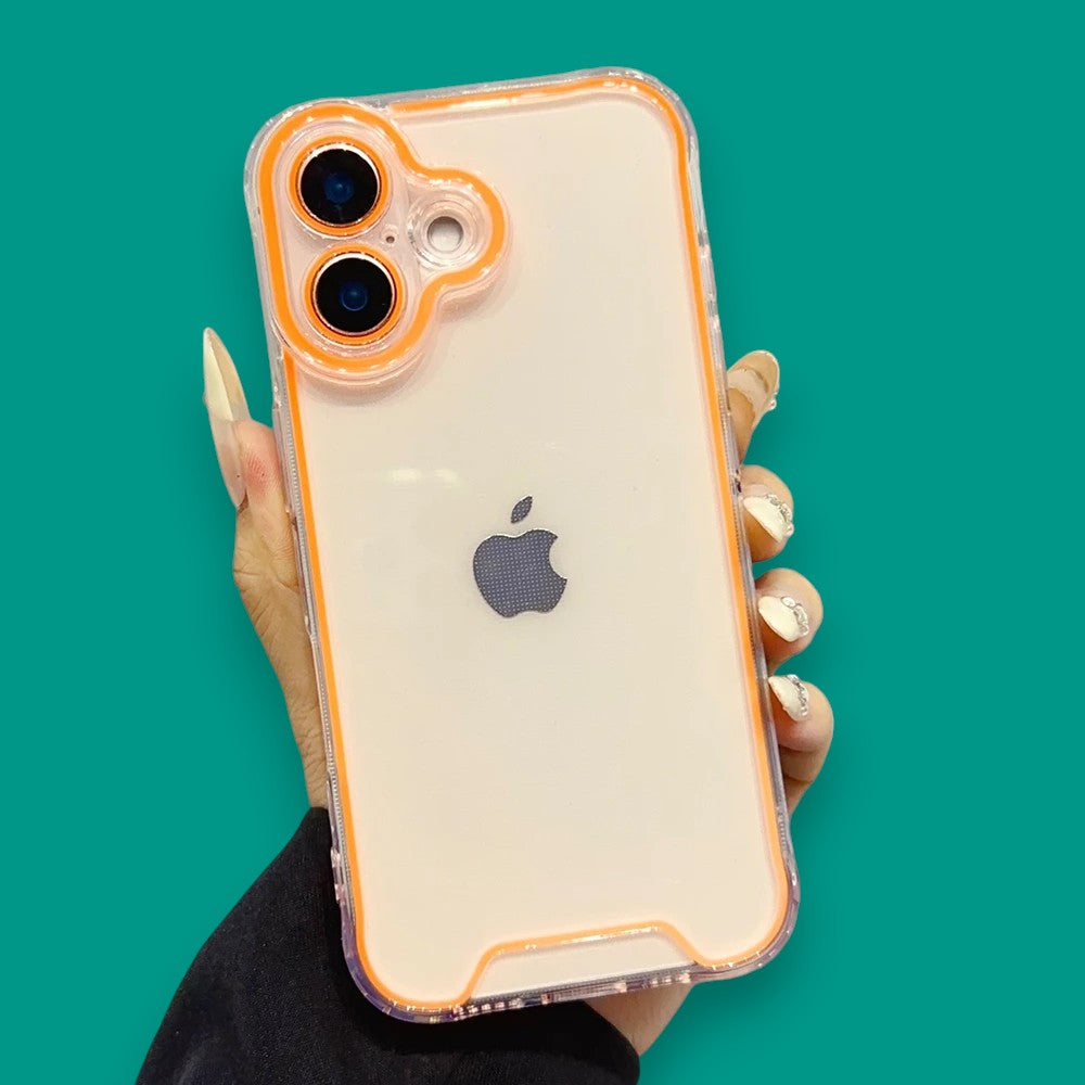 GlowGuard Neon Shockproof iPhone Case – Glow-in-the-Dark, Camera Shield & Anti-Scratch Armor-the lalezar