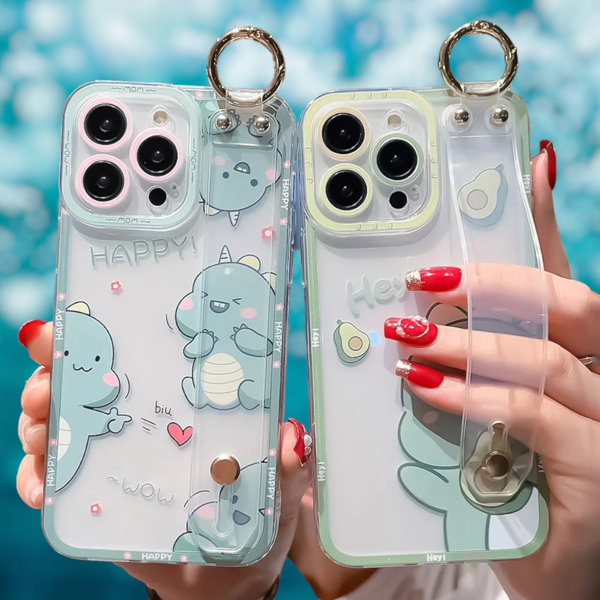 Dino Darling Grip & Stand Phone Cases-the lalezar