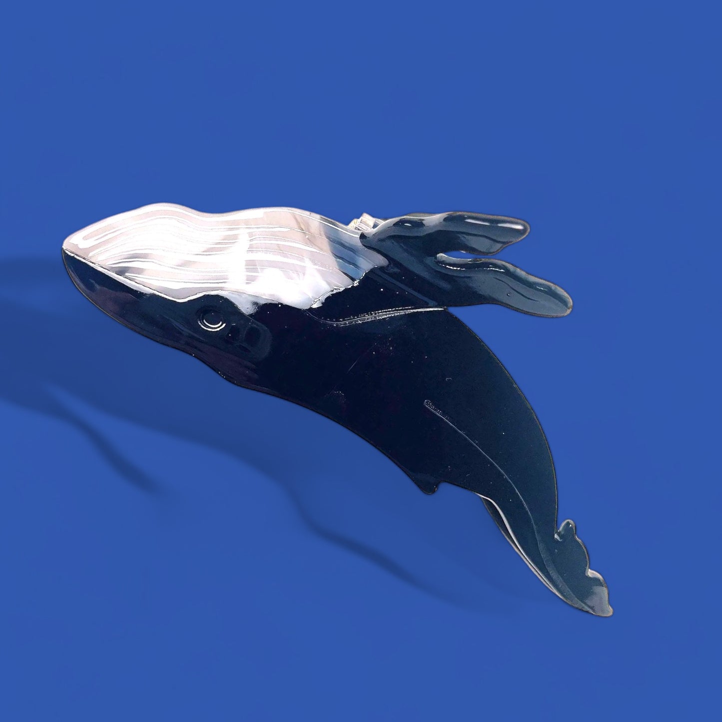 Blue Depths Whale Hair Clips-the lalezar