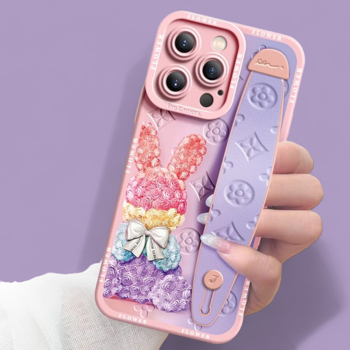 Springtime Bunny Grip & Stand Case - I-the lalezar