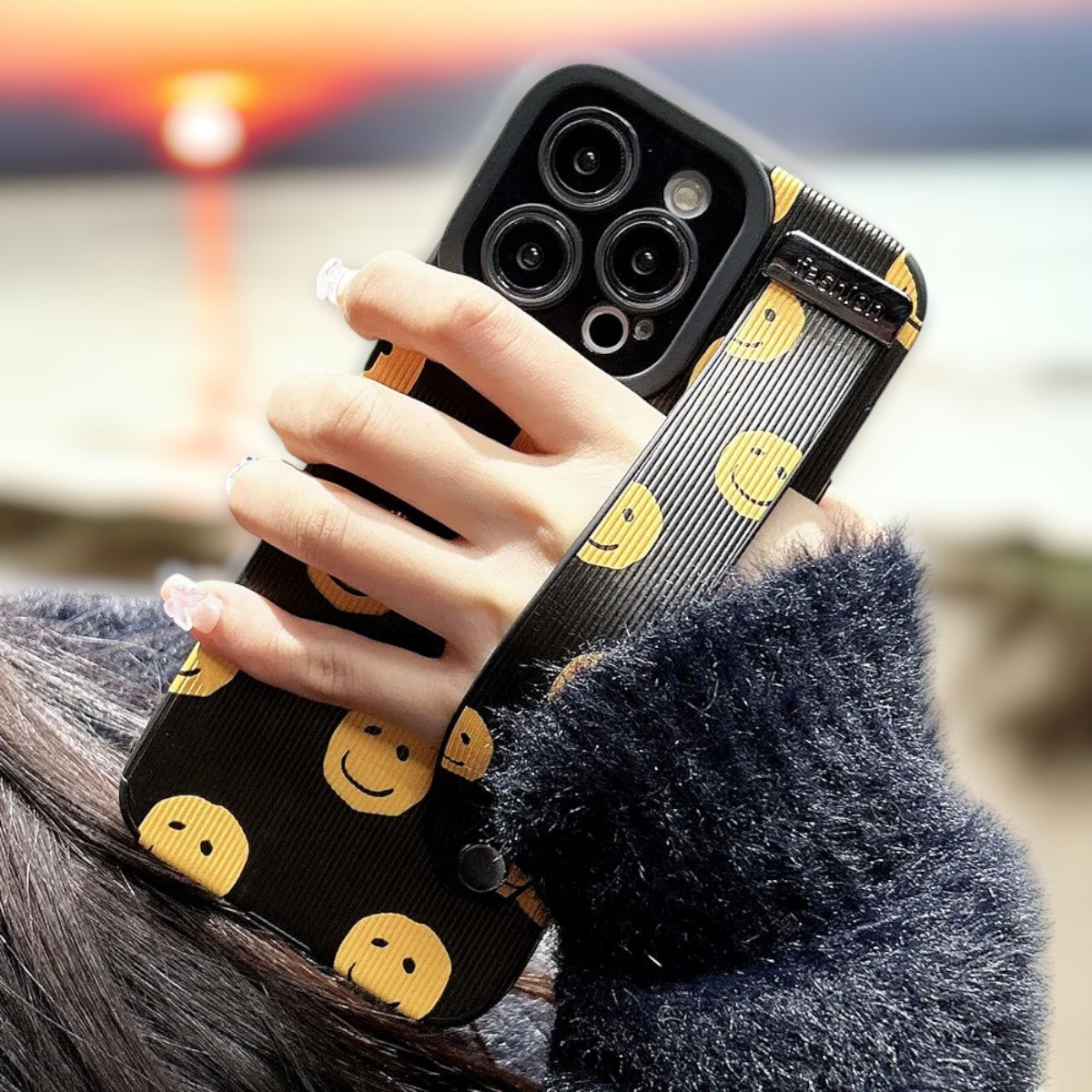 Joyful Vibes Grip & Stand Case-the lalezar