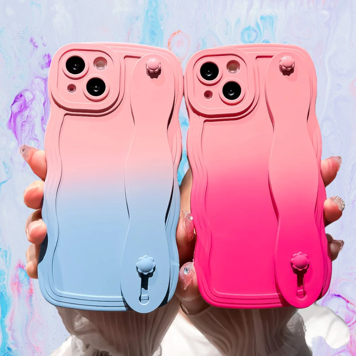 Chroma Clutch Grip & Stand Phone Cases-the lalezar