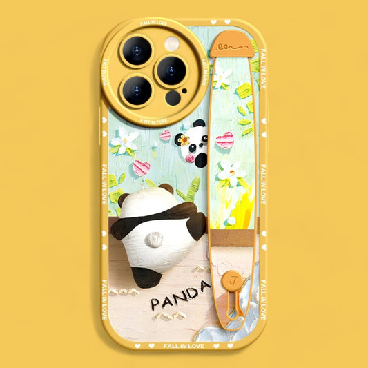 Panda Paradise Grip & Stand Case - II-the lalezar