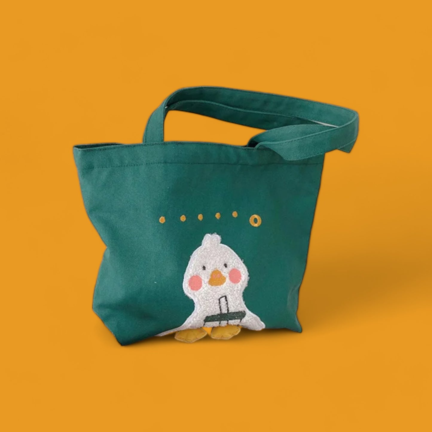 Quirky Duck Canvas Tote Bag - Cute and Casual Handbag for Everyday Style-the lalezar