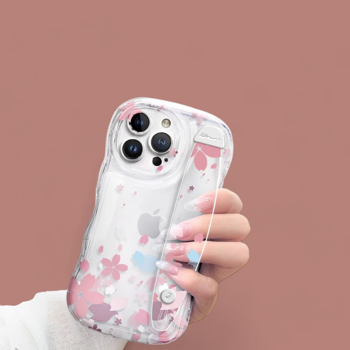 Chic Blossom Grip & Stand Case-the lalezar