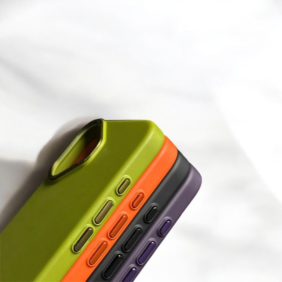 Aura Shield Slim iPhone Case – Vibrant Colors with Dustproof & Non-Slip Technology-the lalezar