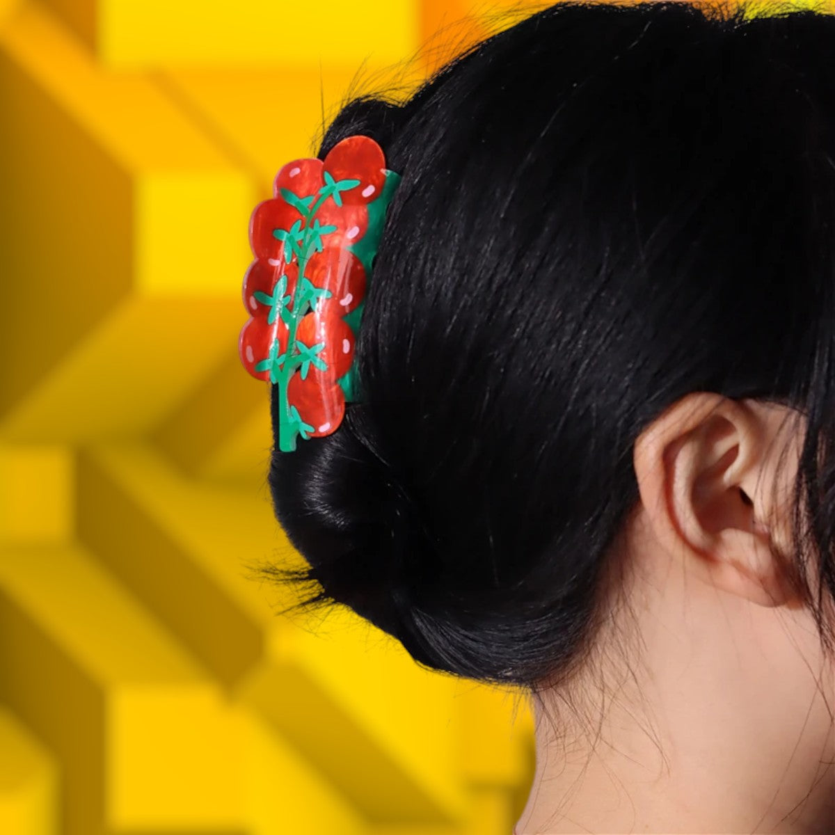 Garden Fantasy Acetate Hair Clip Collection-the lalezar