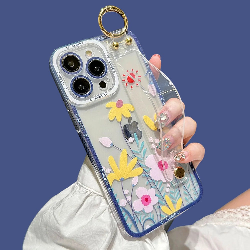 Meadow Muse Grip & Stand Phone Case with Customizable Ring-the lalezar