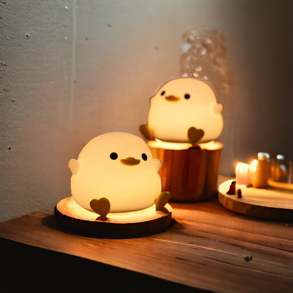 Lumina Quackles - The Cuddly Duck Night Lamp with Smart Timer-the lalezar