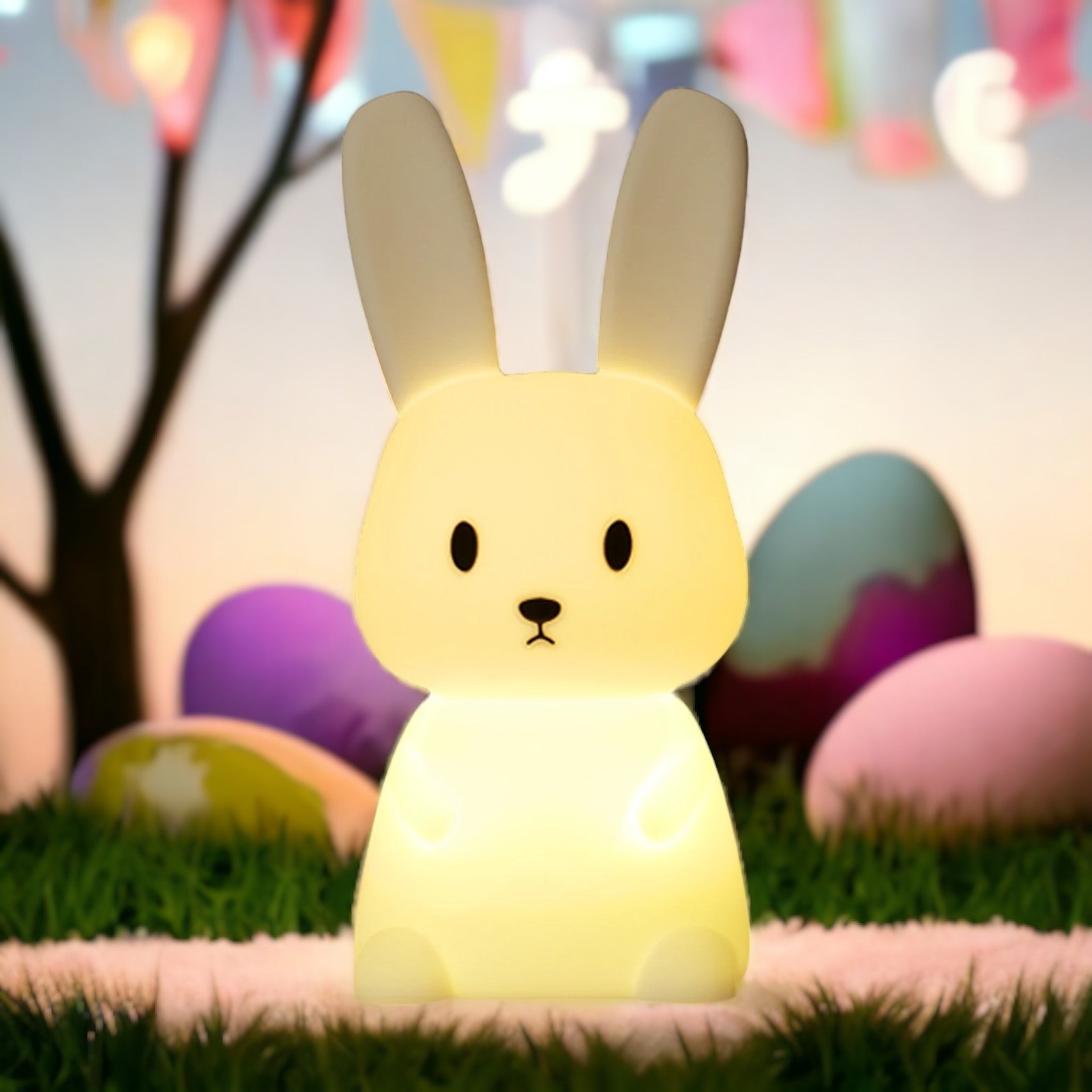 Lumin-Ears HopLight - The Colorful Bunny Night Lamp-the lalezar