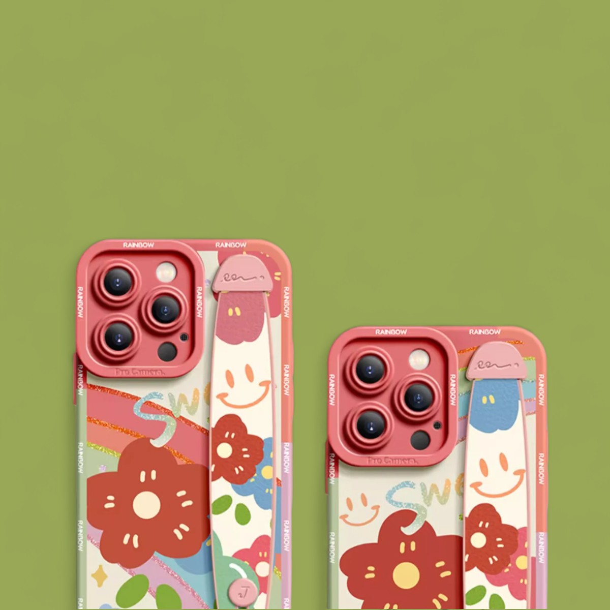 Bloom & Bliss Grip & Stand Phone Cases - Pink Series-the lalezar