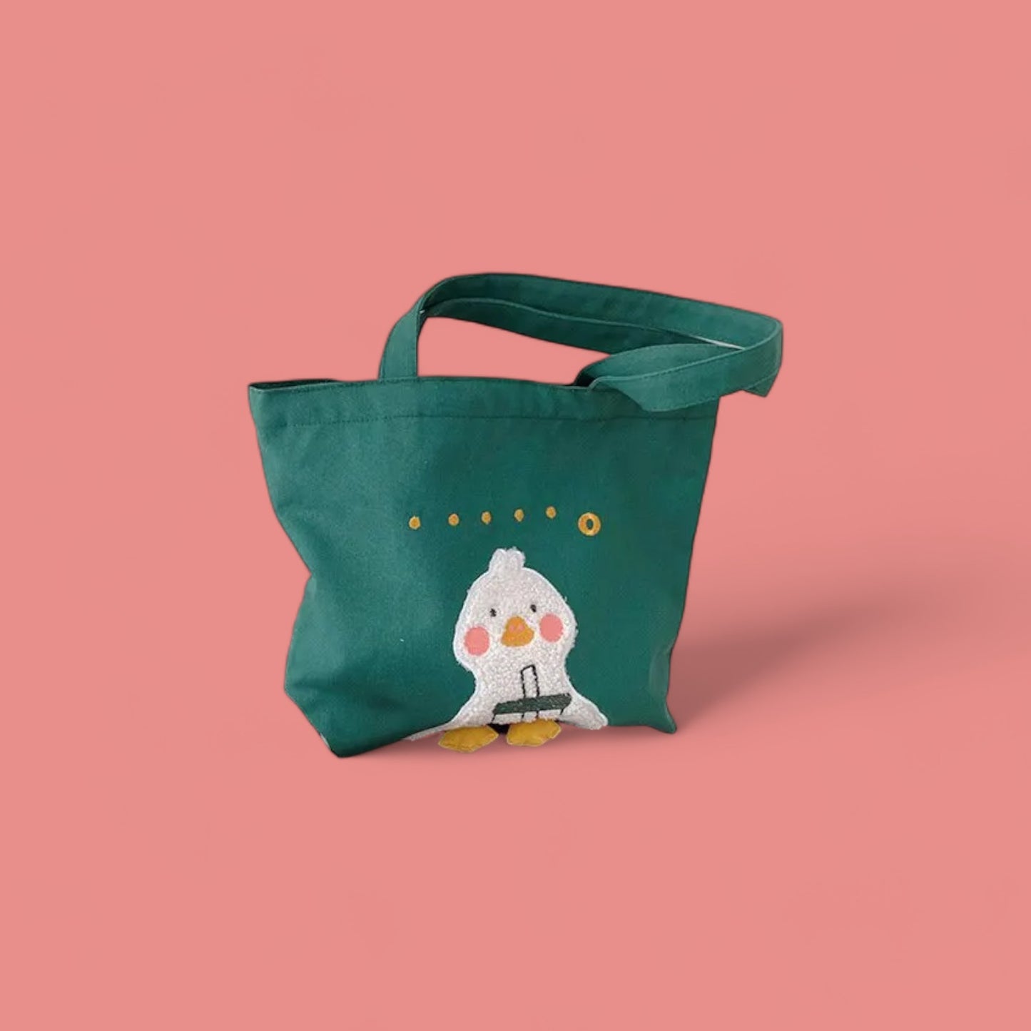 Quirky Duck Canvas Tote Bag - Cute and Casual Handbag for Everyday Style-the lalezar