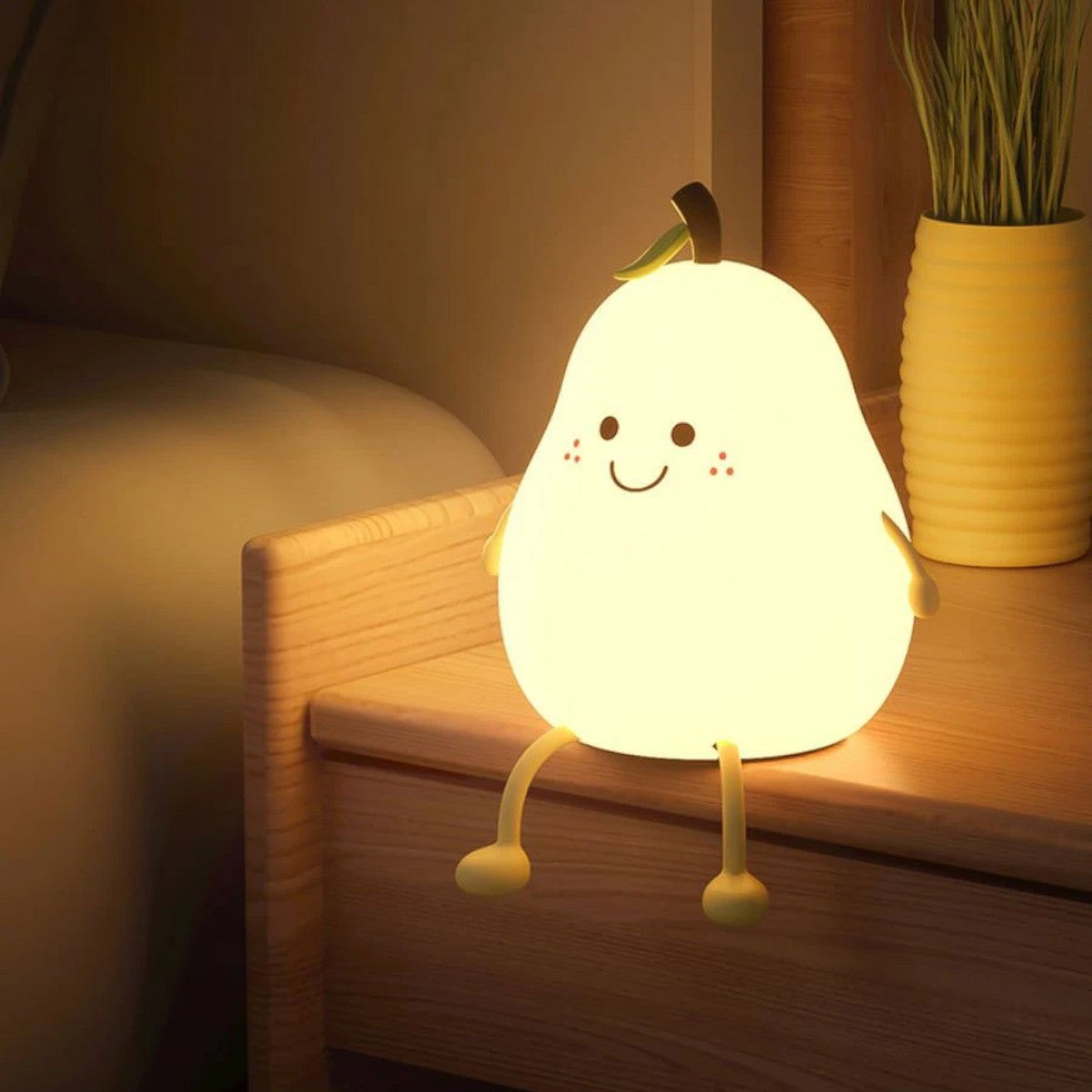 PerryGlow BrightPear - The Radiant Color-Changing Pear Night Light-the lalezar