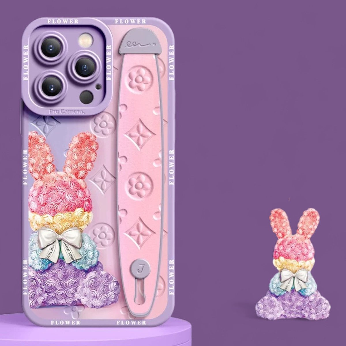 Springtime Bunny Grip & Stand Case - I-the lalezar