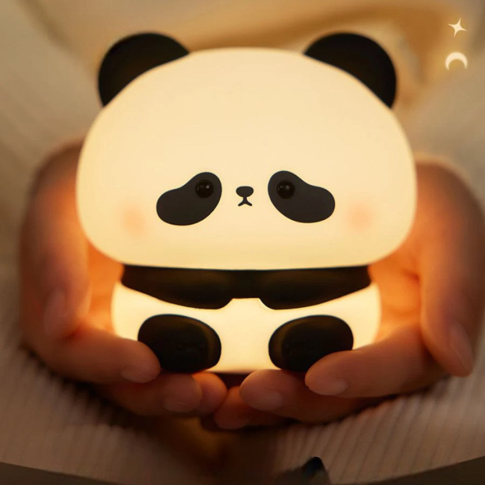 Panda SnoozeGlow - The Squishy Silicone Night Lamp-the lalezar