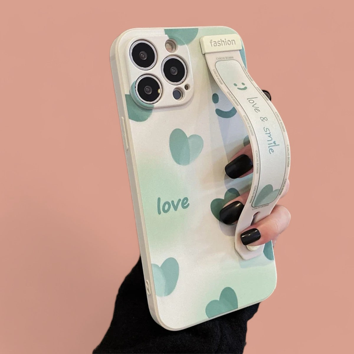 Minty Love & Smile Grip & Stand Case-the lalezar