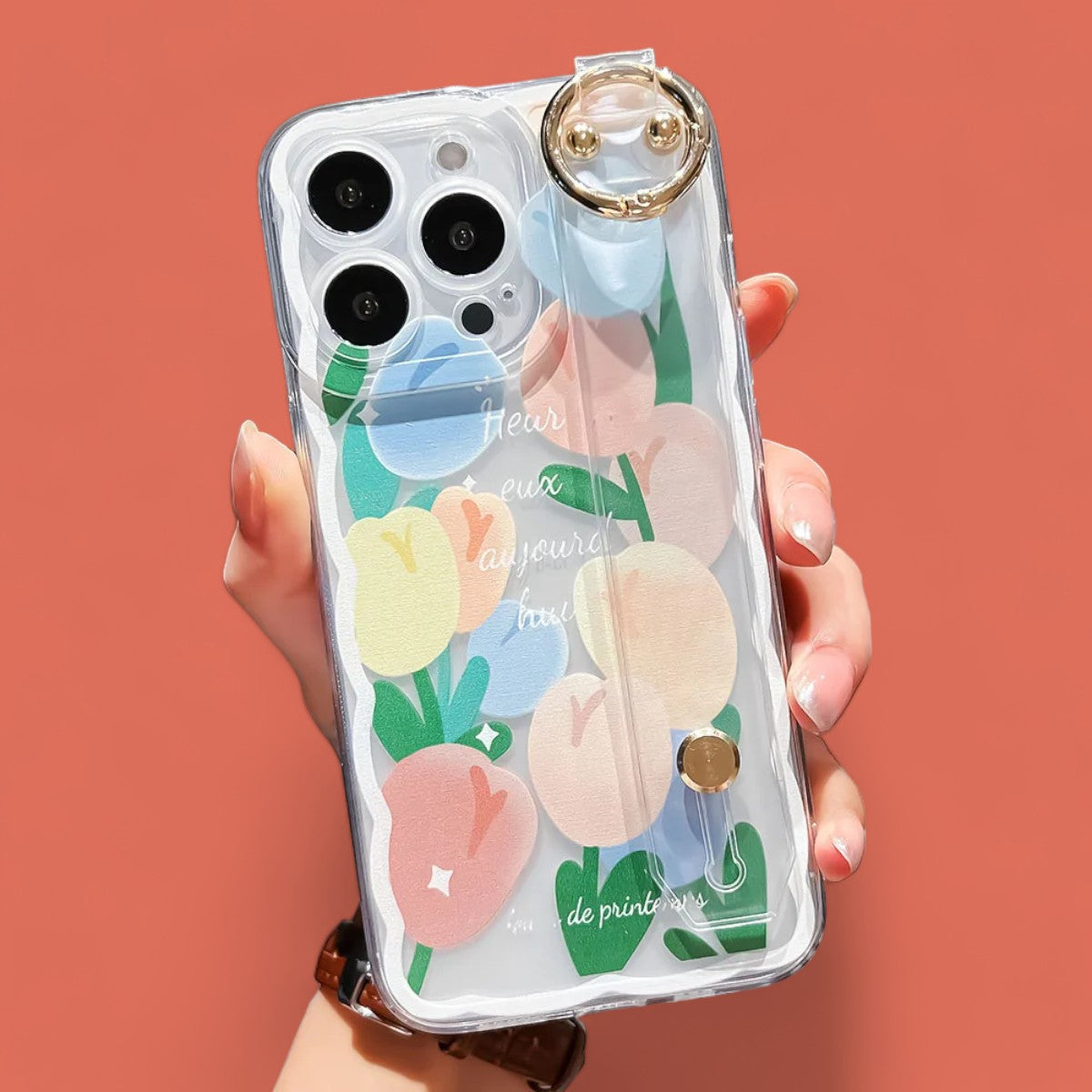 Blossom View Grip & Stand Phone Cases-the lalezar