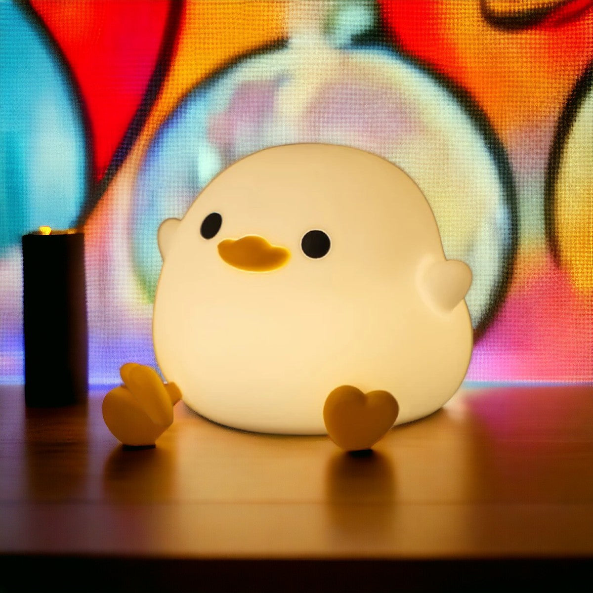 Lumina Quackles - The Cuddly Duck Night Lamp with Smart Timer-the lalezar