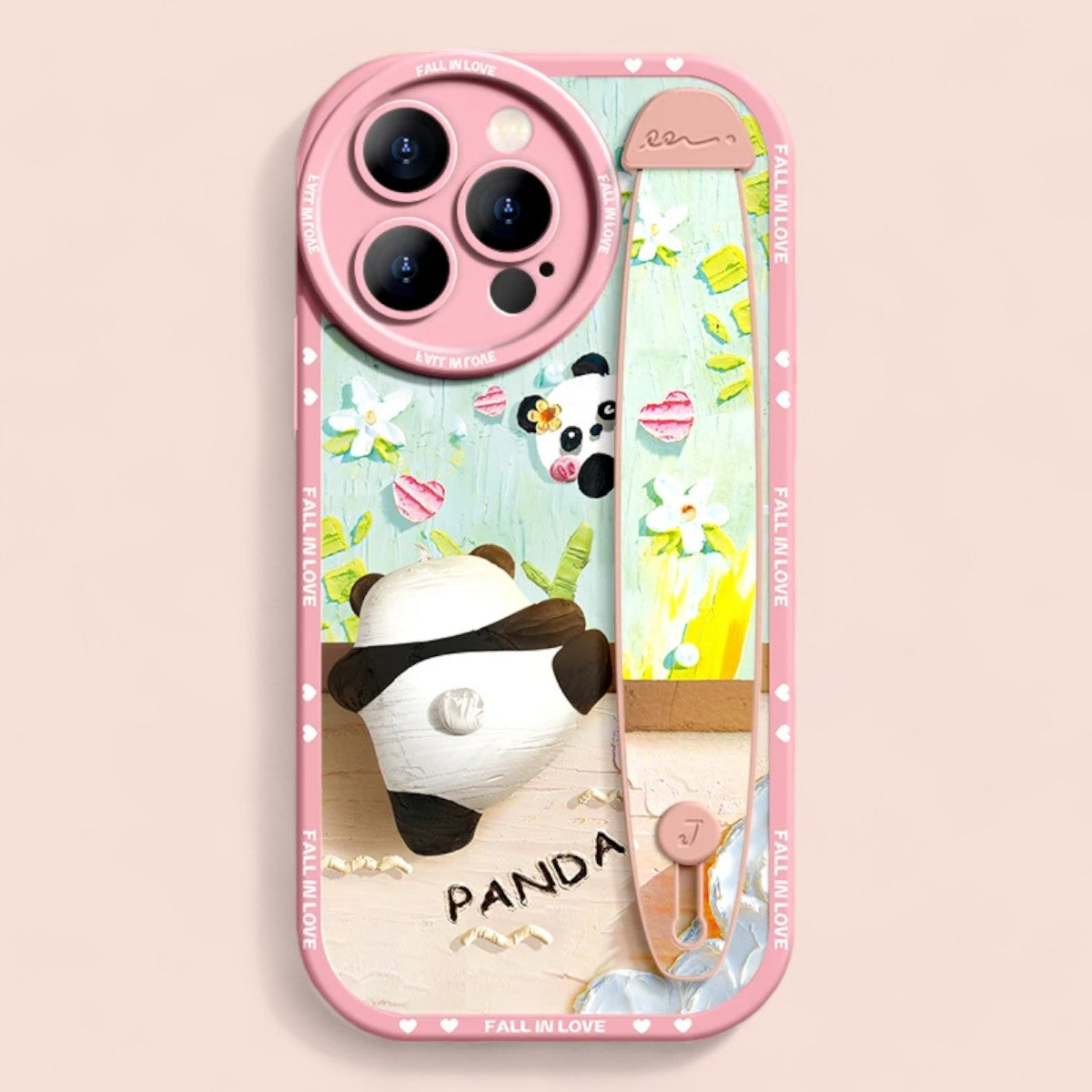 Panda Paradise Grip & Stand Case - II-the lalezar