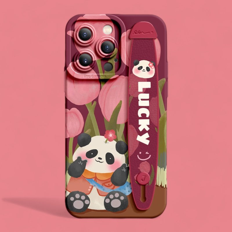 Panda Pals Silicone Grip & Stand Case-the lalezar