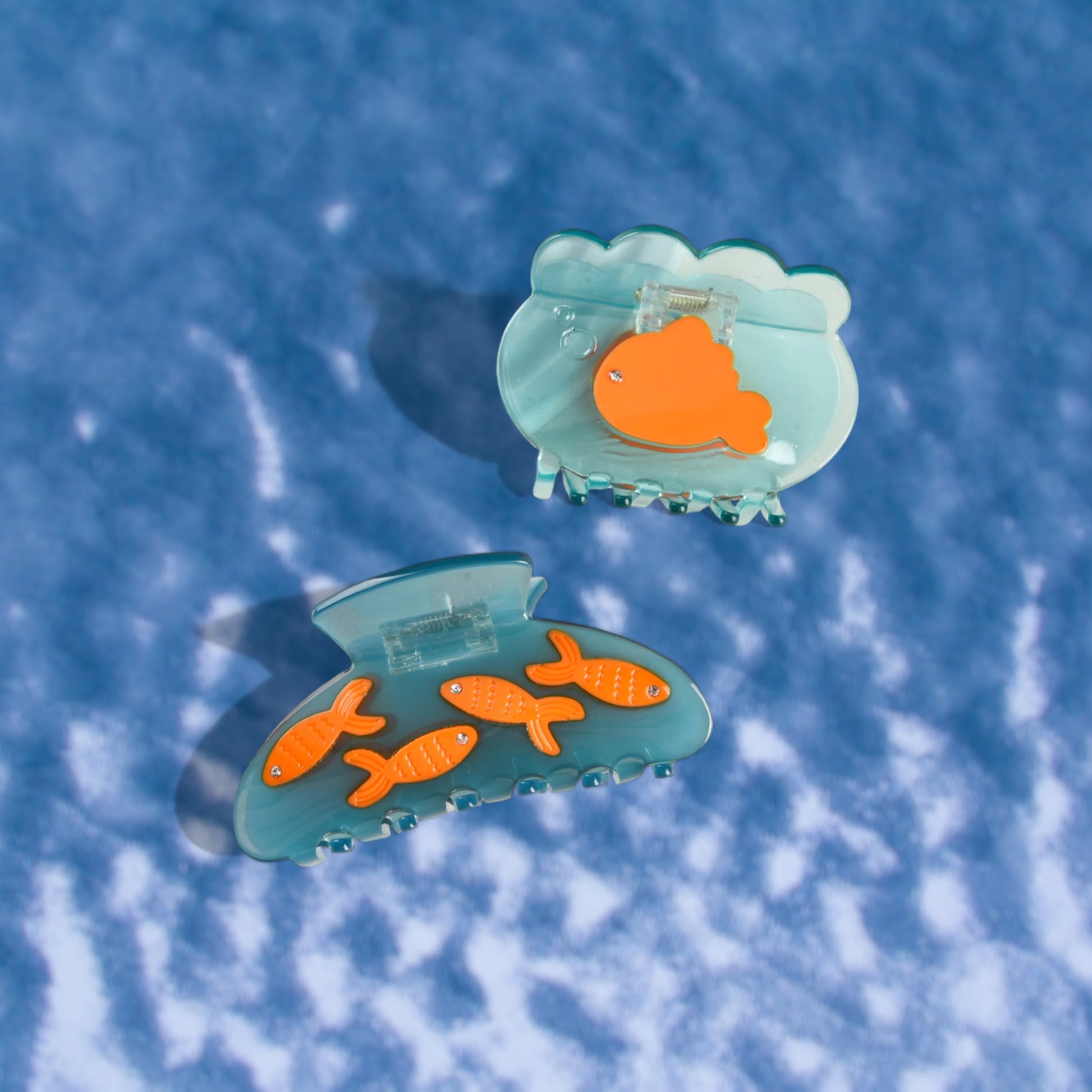 Aquatic Charm Hair Clips-the lalezar