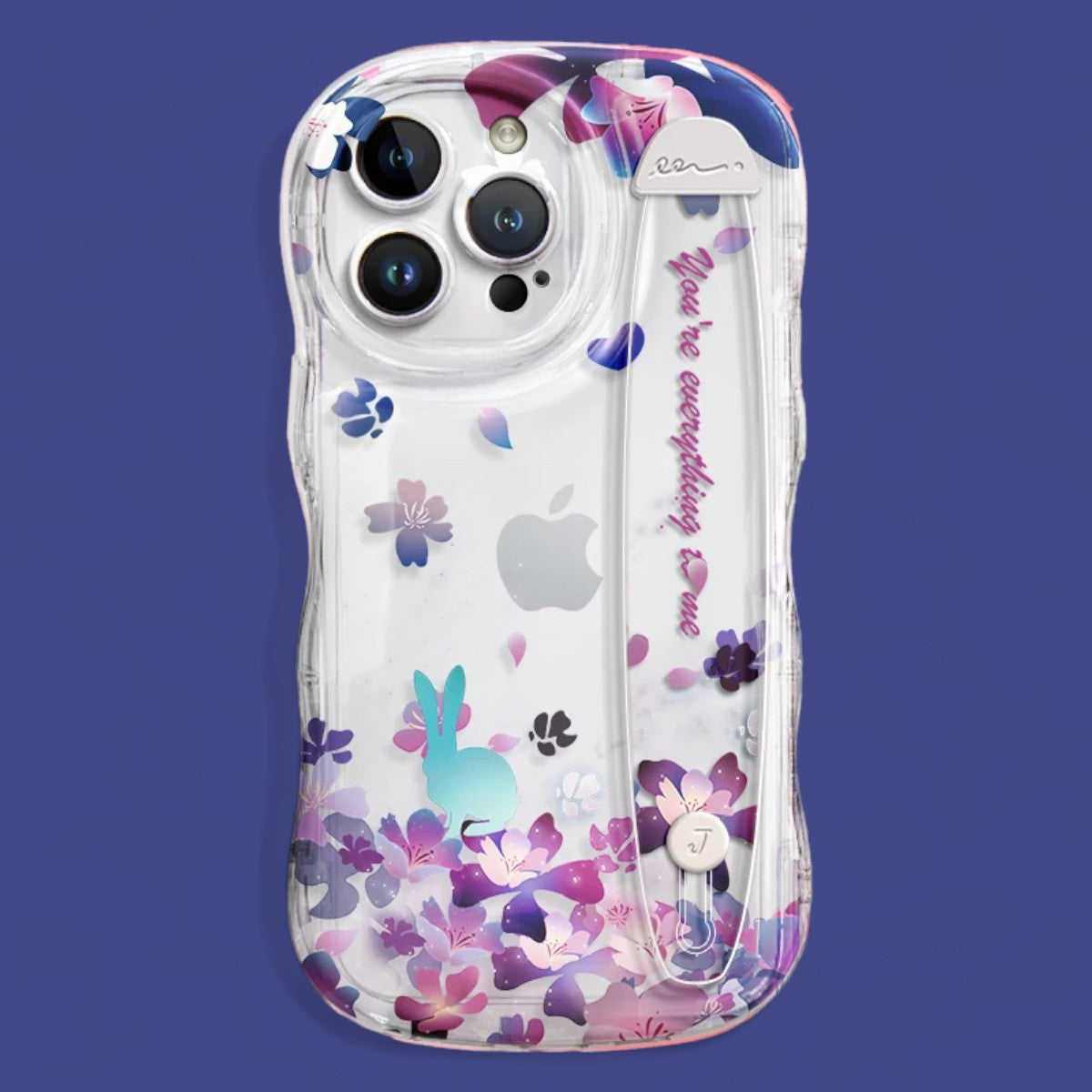 Chic Blossom Grip & Stand Case-the lalezar