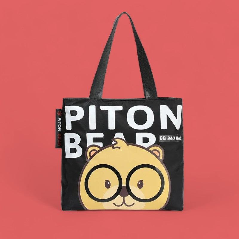 Charming Spectacled Bear Oxford Tote Bag - Spacious & Fashion-Forward-the lalezar