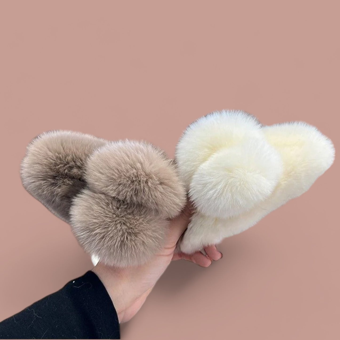 Plushy Lush Fuzz Hair Clips-the lalezar