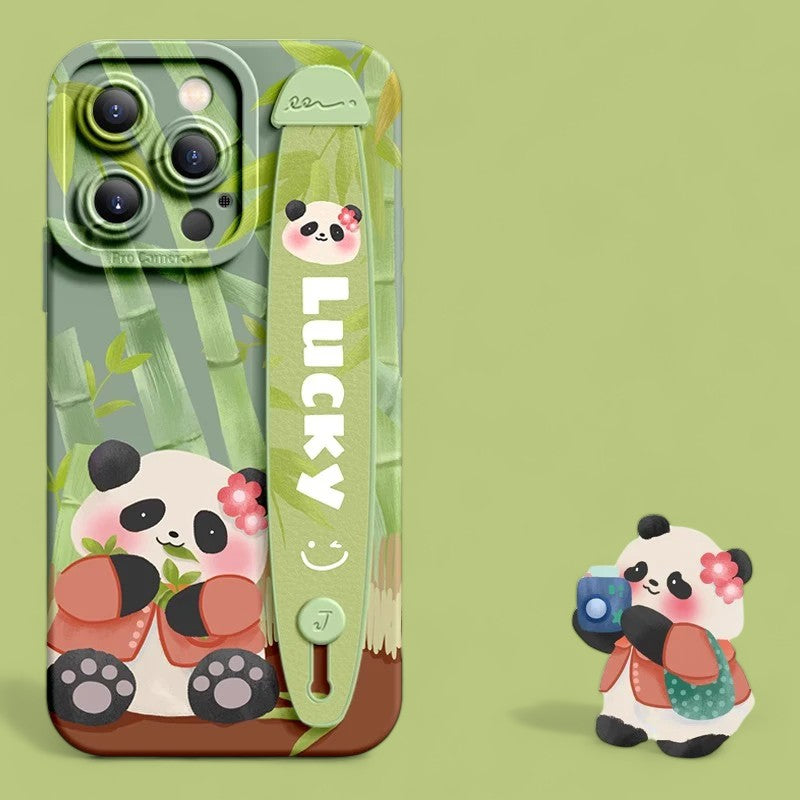 Panda Pals Silicone Grip & Stand Case-the lalezar