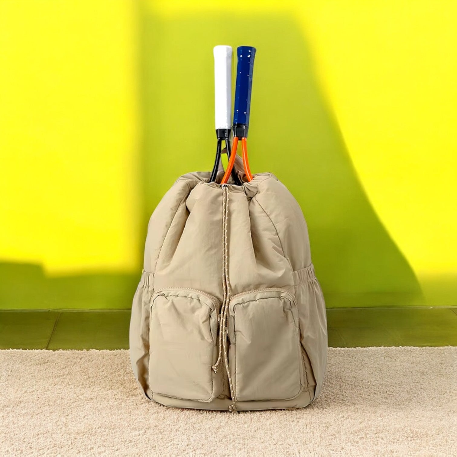 backpack with padding display