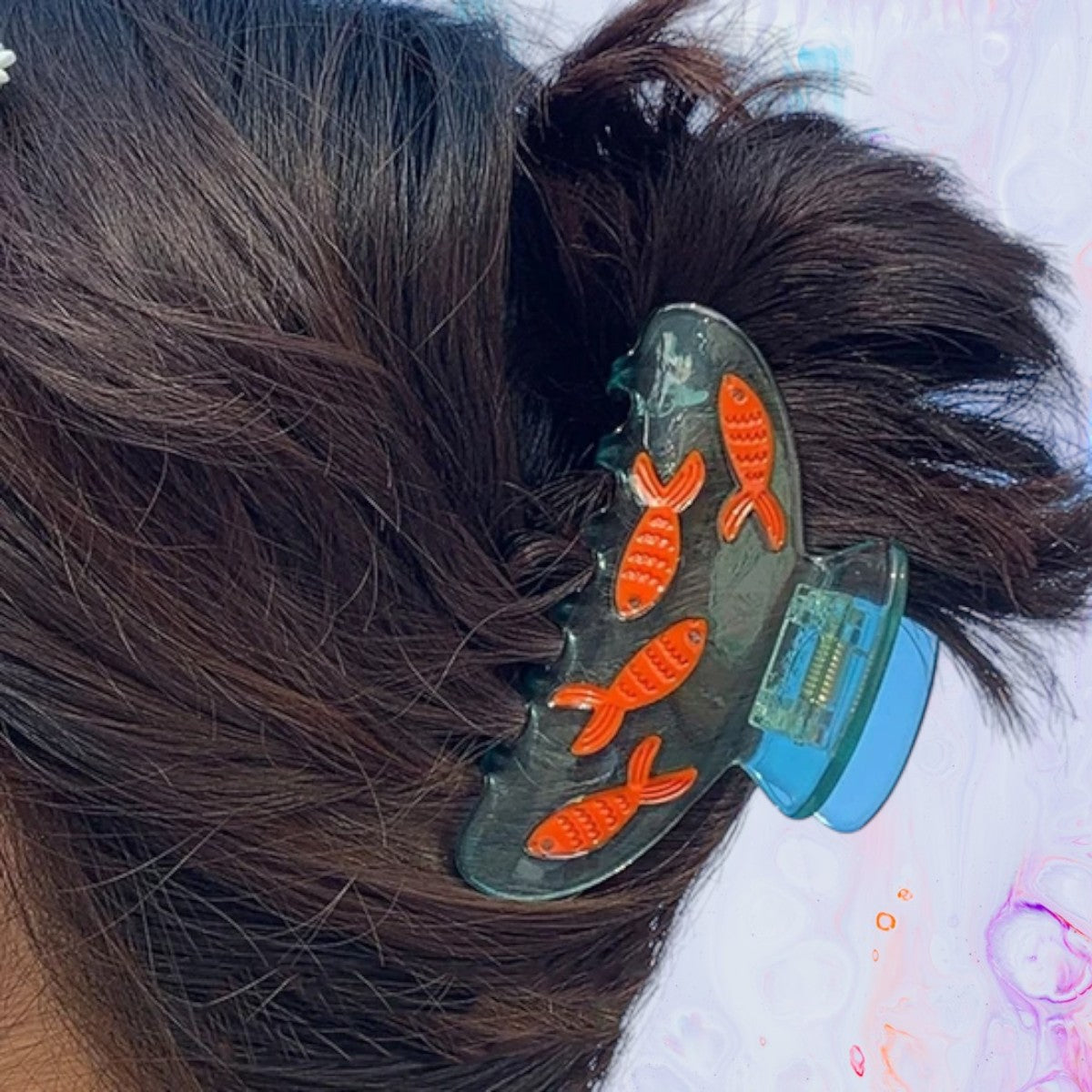 Aquatic Charm Hair Clips-the lalezar